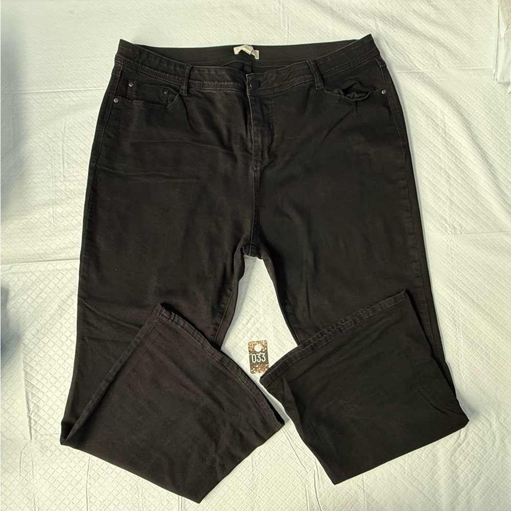 Aveology Black Denim Flare Jeans